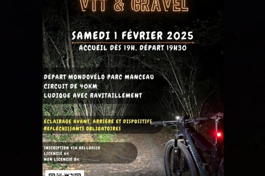 Rando nocturne vtt&gravel