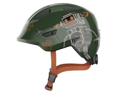 Casque loisir/urbain Enfant SMILEY 3.0 Vert Robot